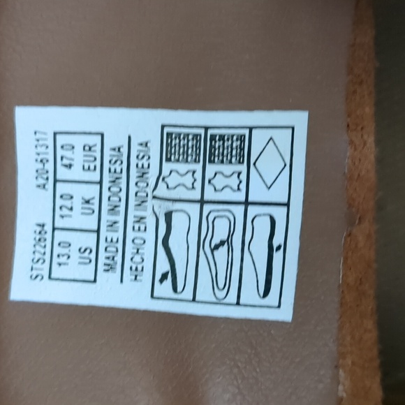 Sperry Top Sider Shoes Mens 13 Boat Billfish Tan Brown Leather Loafers Moccasin - Picture 9 of 10